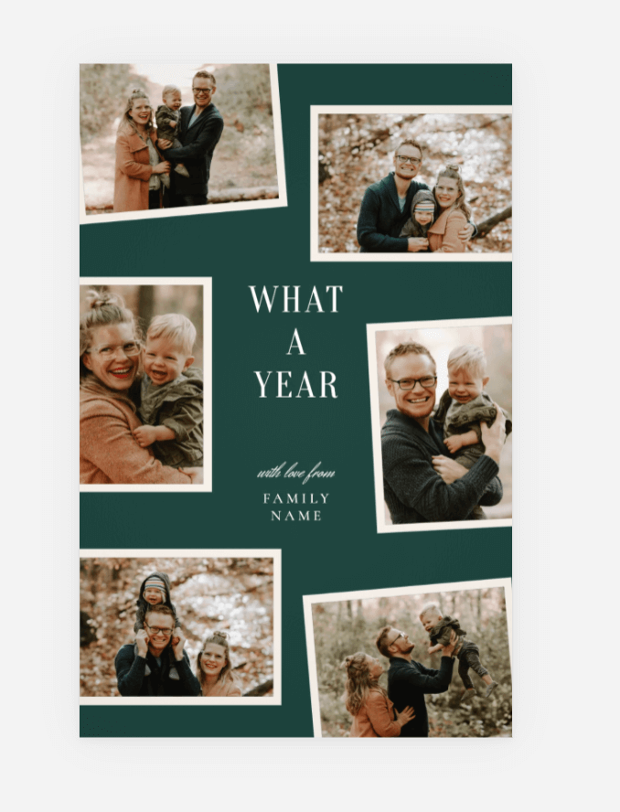 what a year best holiday cards